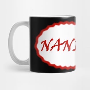 NANI?! Manga Speech Bubble Mug